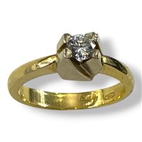 Anello Gianni Pace Donna Solitari in Oro giallo Diamante GPGSLG3